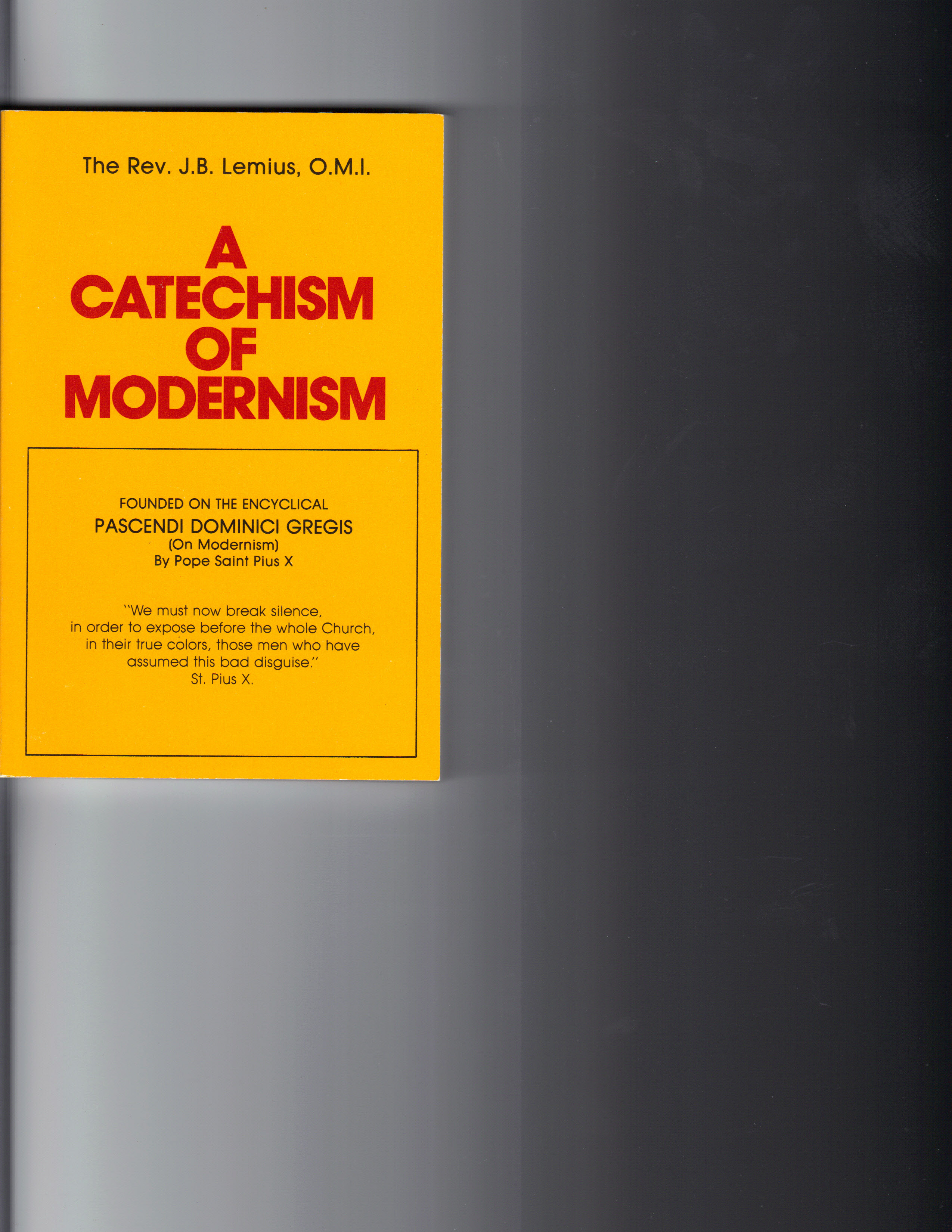 Image for A Catechism of Modernism