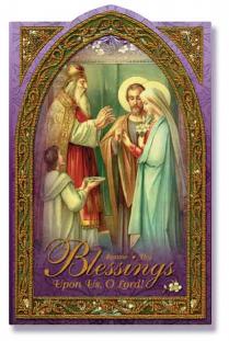 Image for Blessings Holy Card