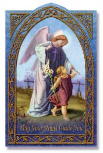 Image for Guardian Angel Holy Card