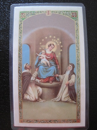 Image for Mysteries of the Holy Rosary Prayer Card