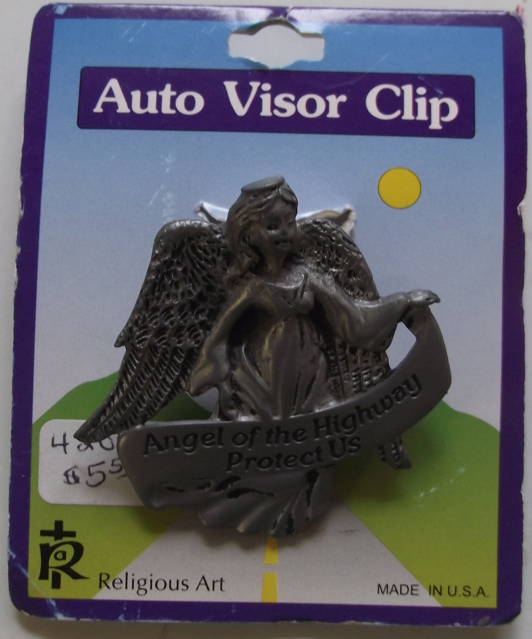 Image for Auto Visor Clip-Angel
