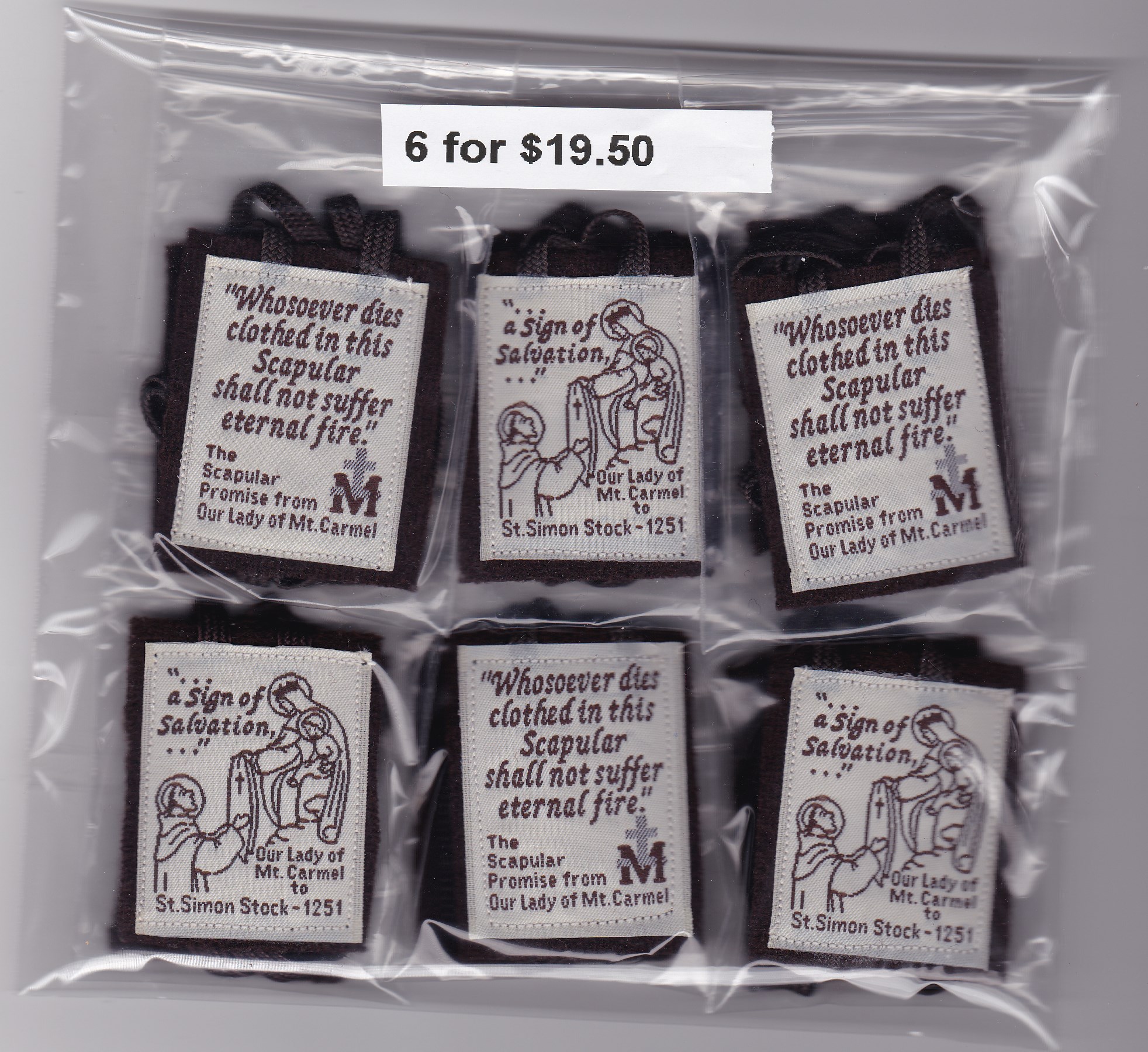 Image for Scapular 6ct