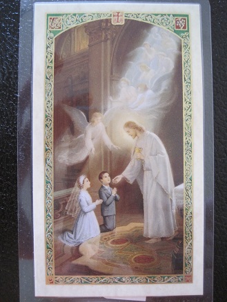 Image for My First Holy Communion Prayer Card