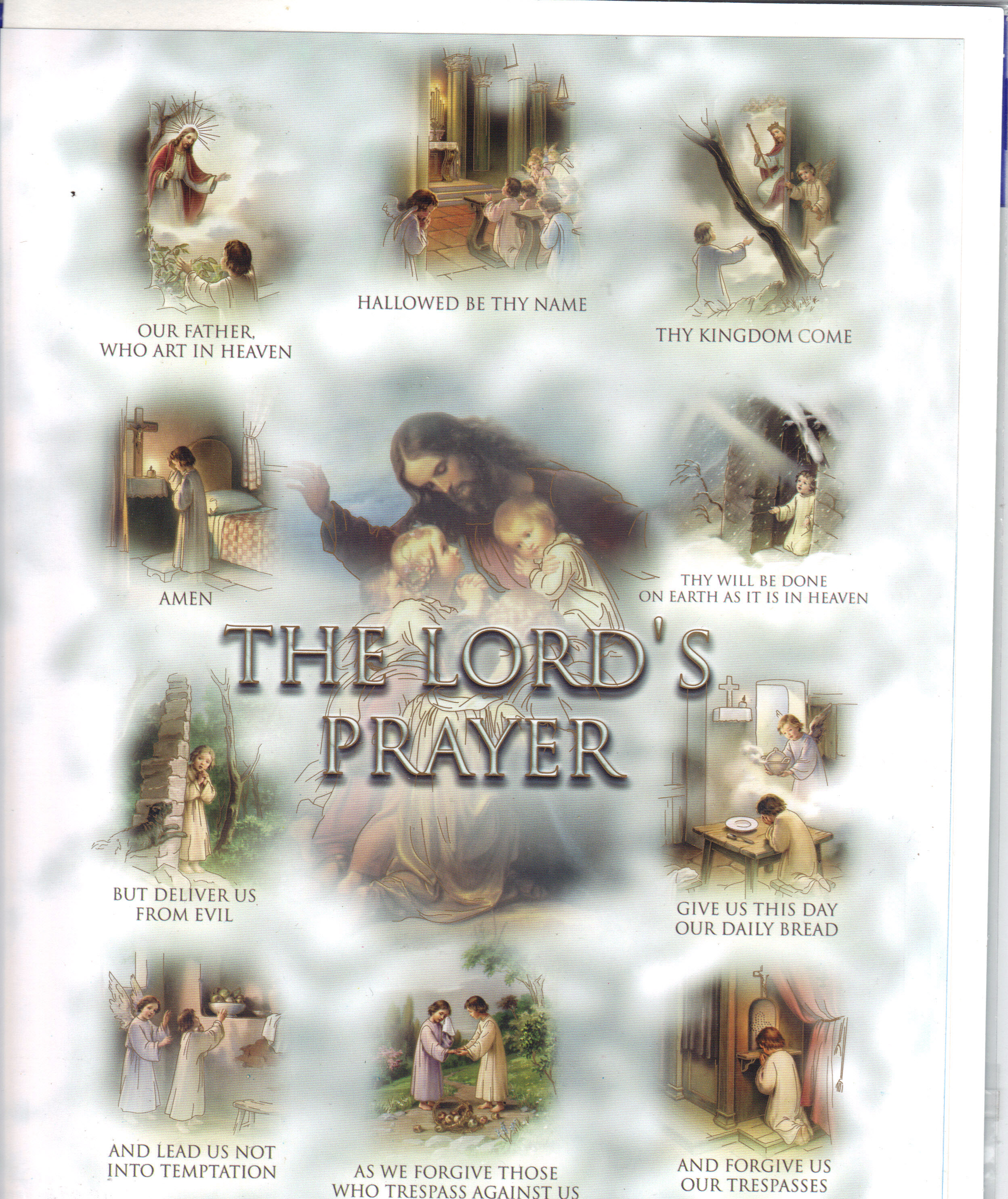 Image for LORDS PRAYER 8" X 10" PRINT