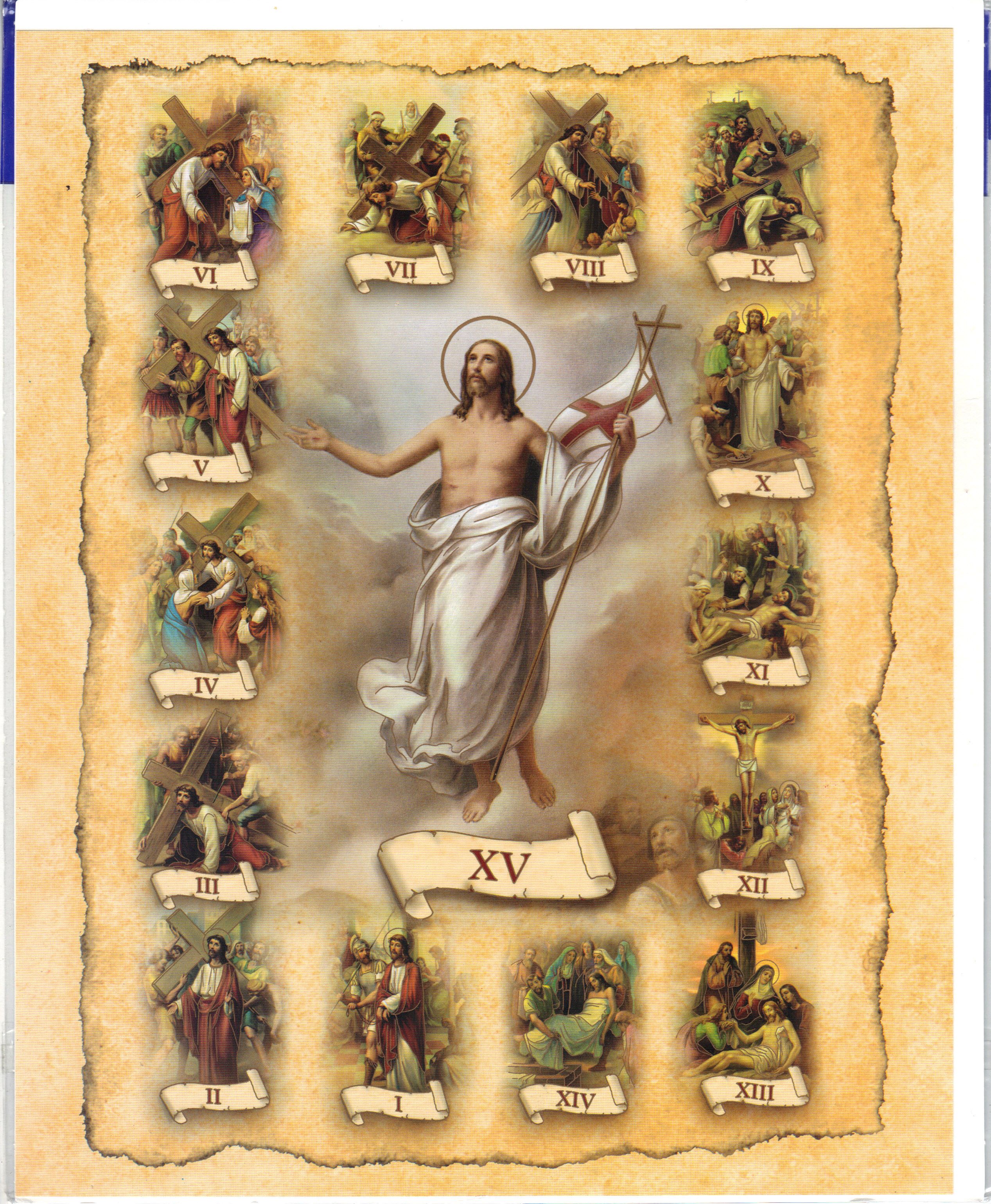 Image for STATIONS OF THE CROSS 8" X 10 PRINT